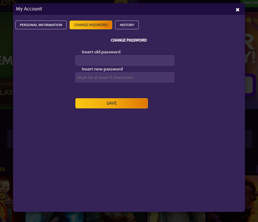 Sweepslots_change_password.png